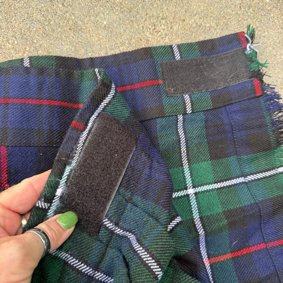 ThriftyKilt Scottish National Tartan Pleated Adjustable Hook Loop Kilt XL - Picture 4 of 8